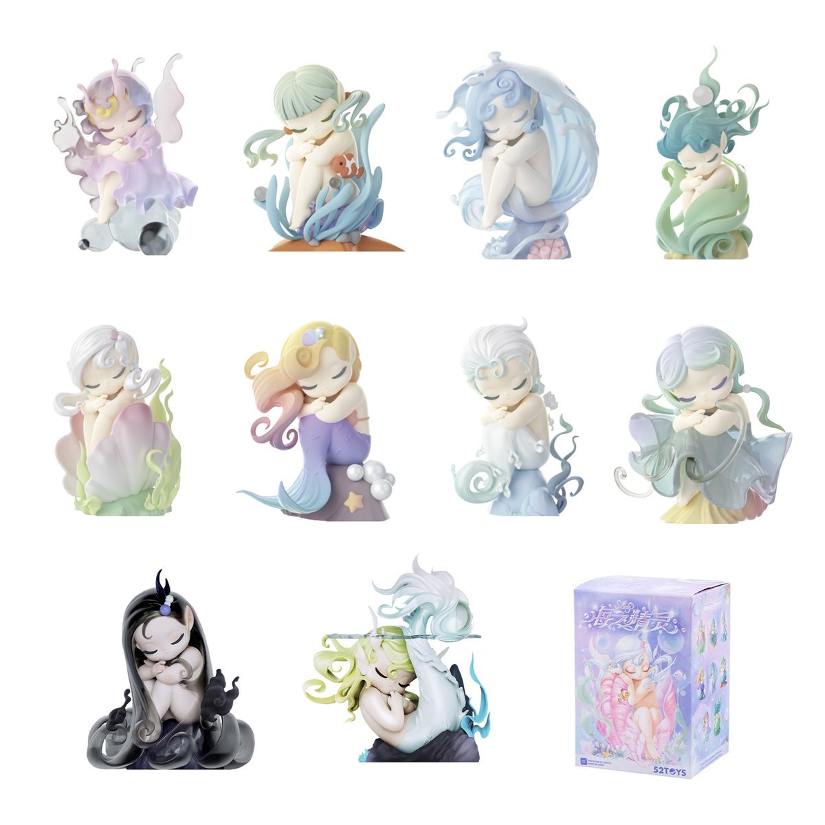 Kolekcyjna figurka-niespodzianka z akcesoriami 52Toys SLEEP Sea Elves