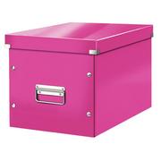 Pudła i pojemniki do przechowywania - Różowe pudełko do przechowywania Click&Store – Leitz - miniaturka - grafika 1