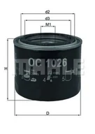 Filtry oleju - Filtr oleju Mahle OC 1026 - miniaturka - grafika 1