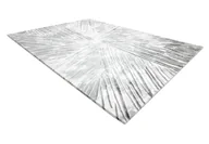 Dywany - Dywan AKRYL VALS 0W1733 C53 47 Abstrakcja przestrzenny 3D gwiazda kość słoniowa / szary 240x340 cm - miniaturka - grafika 1