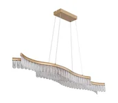 Lampy sufitowe - Globo 67348HG - LED Żyrandol na lince JULIET LED/35W/230V 3200K złoty - miniaturka - grafika 1