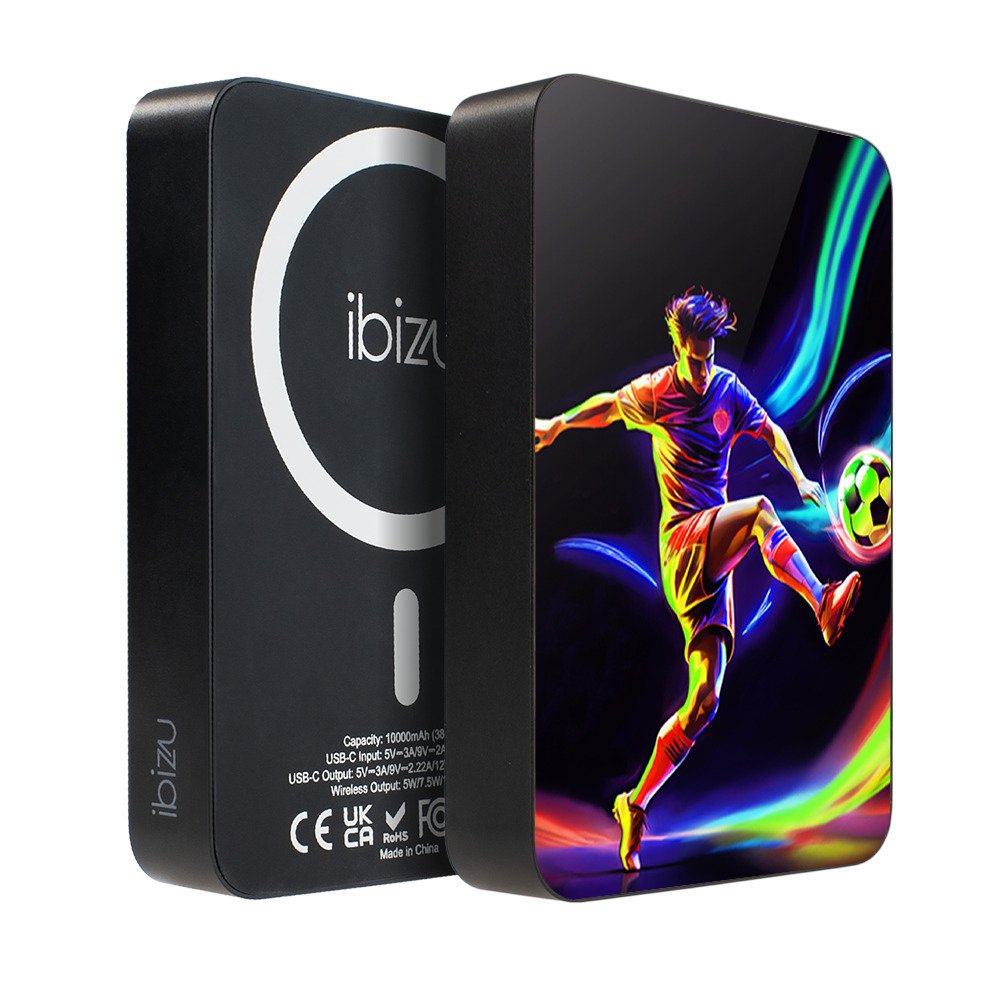 IBIZU MagPower 10 000 mAh W rytmie piłki nożnej