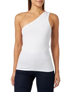 Replay Damski top slim fit, 001 White, M - Koszulki i topy damskie - miniaturka - grafika 1