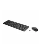 Klawiatury - hp consumer D-E Layout - HP 235 Wireless Mouse and Keyboard Desktop Set Black - miniaturka - grafika 1