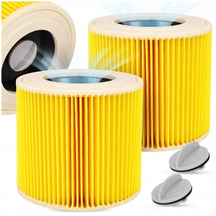 2x FILTR DO ODKURZACZA KARCHER WD3 MV3 WD2 SE4001 KWD3 V12 V15 V17 WD3.200 - Filtry do odkurzaczy - miniaturka - grafika 1
