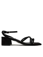 Sandały damskie - Steve Madden Sandały Gleams SM11003712 Czarny - miniaturka - grafika 1