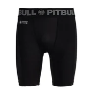 Kimona, stroje i obuwie - Spodenki kompresyjne męskie Pitbull Performance Compression czarne 992202900001 M - miniaturka - grafika 1