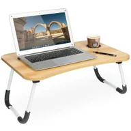 Podkładki pod mysz - SKŁADANY STOLIK POD LAPTOPA DO ŁÓŻKA PODSTAWKA STOLIK PRZENOŚNY - miniaturka - grafika 1