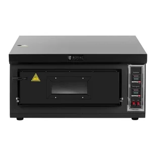 Piec do pizzy - jednokomorowy - 4200 W - Ø58 cm - Royal Catering RCPO-4200-1D - Piece, kotły  i płyty grzejne gastronomiczne - miniaturka - grafika 1