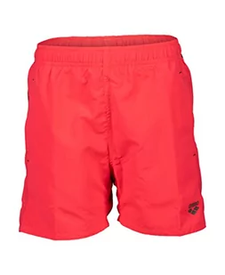 Arena Boys' Beach Boxer Solid R Swim Trunks Unisex-dla dzieci i młodzieży, Fluo Red Dark Oliwki, 6-7 anni - Kąpielówki dla chłopców - miniaturka - grafika 1