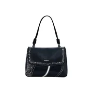 Torebki damskie - Desigual, BAG_PUNKETTE POZA Damskie, Czarny (Black) - miniaturka - grafika 1