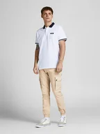 Spodnie męskie - Jack & Jones Bojówki "Paul" w kolorze beżowym - miniaturka - grafika 1