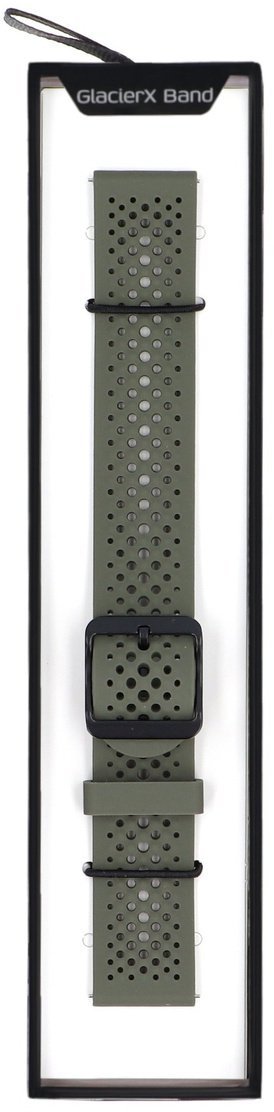GlacierX pasek do smartwatcha Silicone Air Dot Ashwood Green Zielony 22mm