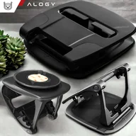 Adaptery i przejściówki - Uchwyt samochodowy obrotowy 360 stopni Alogy na telefon do auta na kokpit Czarny - miniaturka - grafika 1