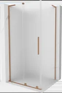 Kabiny prysznicowe - Mexen Velar L kabina prysznicowa rozsuwana 120x80 cm, szron, miedź szczotkowana - 871-120-080-33-65 - miniaturka - grafika 1