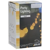 Oświetlenie świąteczne - Łańcuch Girlanda Manir Z Bombkami 80 Led - miniaturka - grafika 1