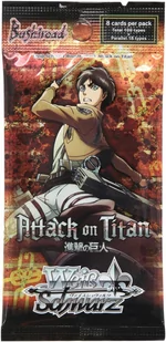 Attack on Titan Weiss Schwarz Karty kolekcjonerskie 8 sztuk vol. 1, Shingeki no Kyojin - Gry karciane - miniaturka - grafika 1