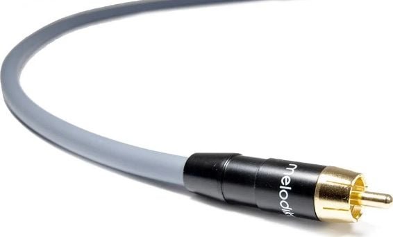 Kabel Melodika RCA Cinch - RCA Cinch 4m szary