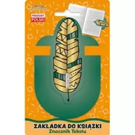 Zakładki do książek - Henry Zakładka znacznik - Pióro boho - miniaturka - grafika 1
