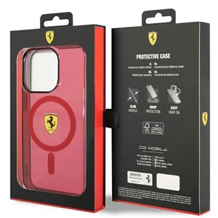 Ferrari FEHMP14LURKR iPhone 14 Pro 6,1" czerwony/red hardcase Translucent Magsafe - Etui i futerały do telefonów - miniaturka - grafika 8