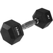 Hantle i ciężarki - HMS Hantla gumowana Hex Pro 2 kg 17-66-110 - miniaturka - grafika 1