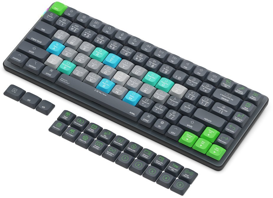 JCPal Bezprzewodowa klawiatura Dash Wireless Shortcut Keyboard - Final Cut Pro