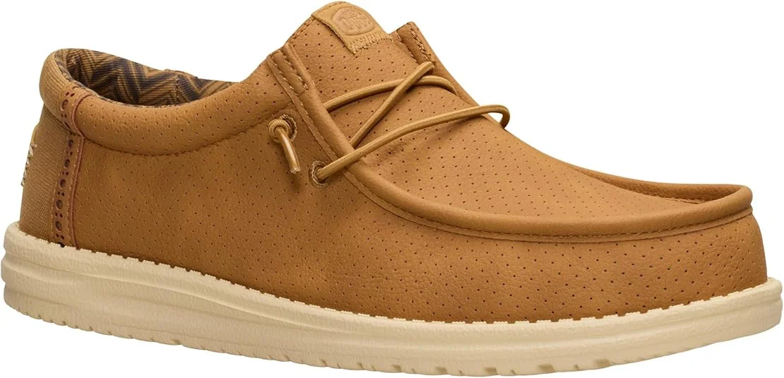 BUTY MĘSKIE HEY DUDE WALLY Letnie Wsuwane Lekkie Mokasyn 45150-2LH Brązowy 46