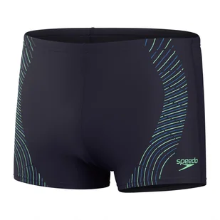 Męskie Bokserki kąpielowe SPEEDO TECH PRNT ASHT AM 8-00303316911 – Granatowy - Kąpielówki męskie - miniaturka - grafika 1