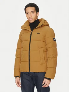 Calvin Klein Kurtka zimowa Crinkle K10K110336 Brązowy Regular Fit - Kurtki męskie - miniaturka - grafika 1