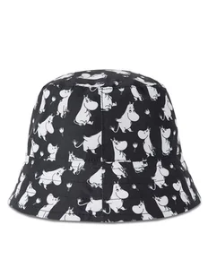 Reima Kapelusz Bucket Moomin Svalka 5300268A Czarny - Czapki dla dzieci - miniaturka - grafika 1