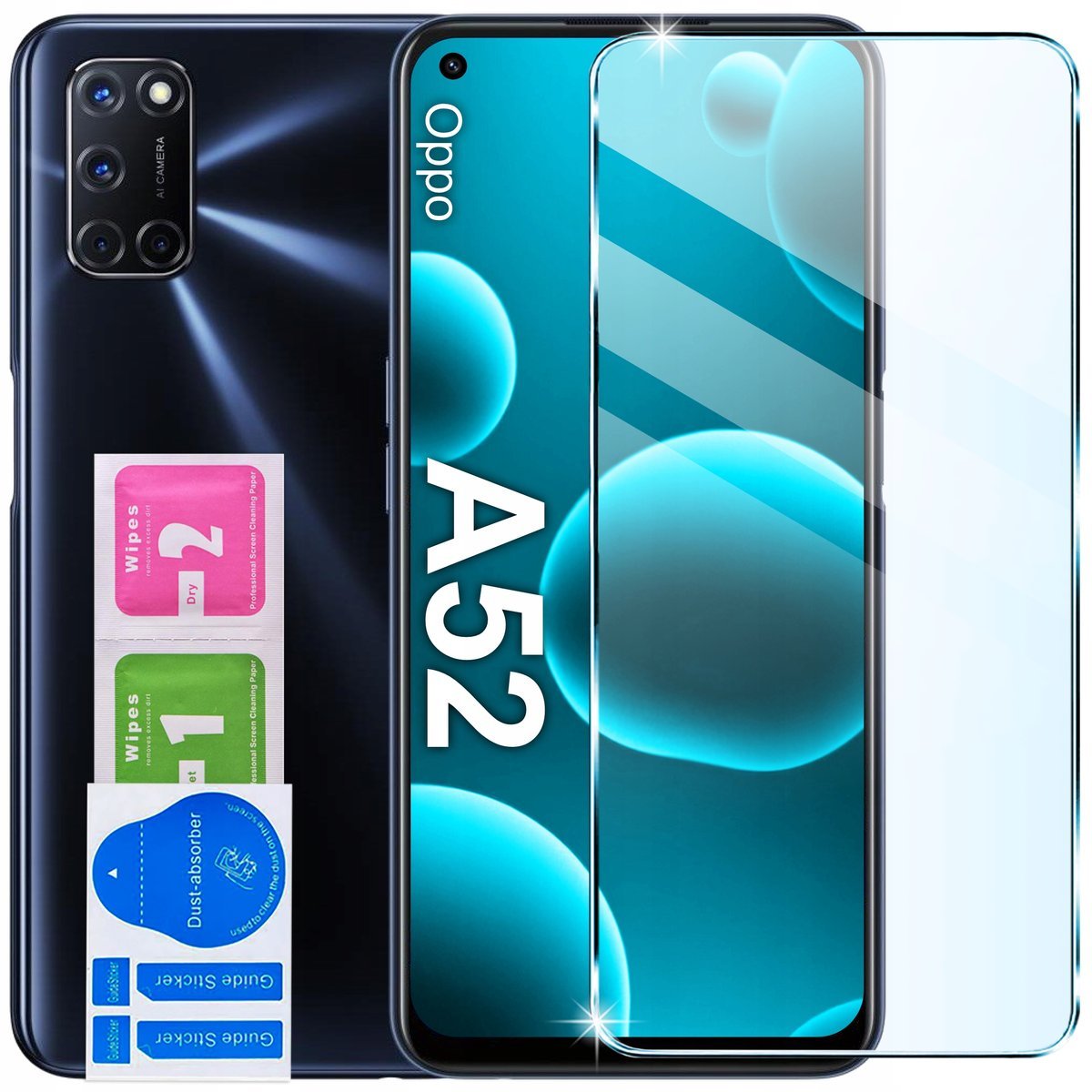 Szkło Hartowane 9H Szybka SZKIEŁKO OCHRONNE do Oppo A52