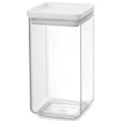 Pojemniki kuchenne - Brabantia Pojemnik kuchenny kwadratowy średni jasnoszary 122484 - miniaturka - grafika 1