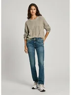 Spodenki damskie - Pepe Jeans Dżinsy - Slim fit - w kolorze niebieskim - miniaturka - grafika 1