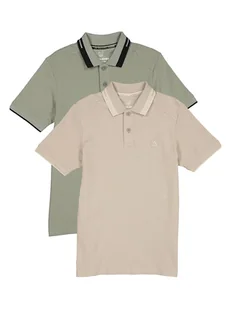 Jack & Jones Koszulki polo (2 szt.) w kolorze zielono-beżowym - Koszulki męskie - miniaturka - grafika 1