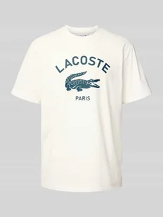 T-shirt o kroju regular fit z czystej bawełny - Koszulki męskie - miniaturka - grafika 1