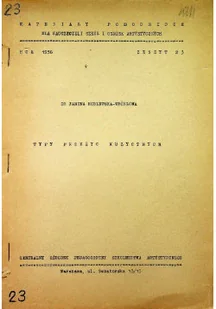 Typy przeżyć muzycznych - Książki o kulturze i sztuce - miniaturka - grafika 1