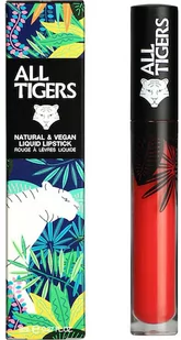All Tigers Natural &amp; Vegan Liquid Lipstick 784 Lead The Game 8 ml (3701243207849) - Szminki - miniaturka - grafika 1