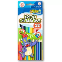 penmate ołówkowe trójkątne 12 kolorów PENMATE - Przybory szkolne - miniaturka - grafika 2