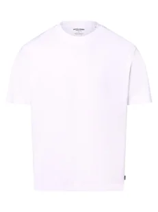 Jack & Jones Koszulka męska - JJEUrban Edge Mężczyźni Bawełna biały jednolity, L - Koszulki męskie - miniaturka - grafika 1