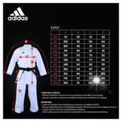 Kimona, stroje i obuwie - KIMONO KARATE - KARATEGA ADIDAS WKF CLUB MOCNE WYGODNE - 190CM - miniaturka - grafika 1