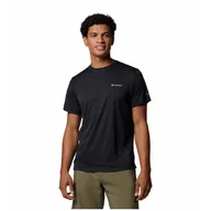 Koszulki sportowe męskie - Męska koszulka Columbia Zero Rules™ Light Short sleeve Crew Rozmiar: L / Kolor: czarny - miniaturka - grafika 1