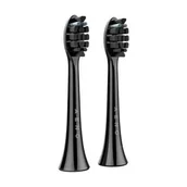 Końcówki do szczoteczek elektrycznych - Aeno Końcówki do szczoteczki ADBTH4-6 czarne 2szt. - miniaturka - grafika 1