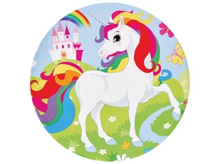 Dekoracyjny opłatek tortowy Jednorożec - 20 cm - Ciasta i półprodukty do ciast - miniaturka - grafika 1
