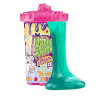 Masy plastyczne - CRAZE Magic Slime Unicorn XXL z jednorożcem figurką do zabawy Surprise 600 ml brokatowa modelina w puszce 34392, piękne efekty brokatu - miniaturka - grafika 1