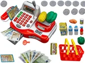 Zabawy w naśladowanie dorosłych - Kasa Dla Dzieci Kasa Fiskalna Sklepowa Funny 3 Supermaket Sklep Zabawka Kasa Zabawkowa Kasy Sklepowe Dla Dziecka - miniaturka - grafika 1
