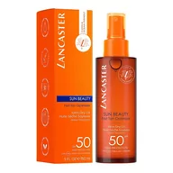 Balsamy i kremy do opalania - Lancaster Kremy do opalania Sun Beauty Satin Dry Oil SPF50 150 ml - miniaturka - grafika 1