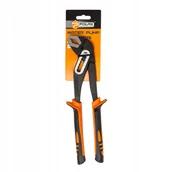 Kombinerki i obcęgi - Polax Szczypce do rur klucz nastawny żabka uchwyt dwukomponentowy 250 mm - miniaturka - grafika 1