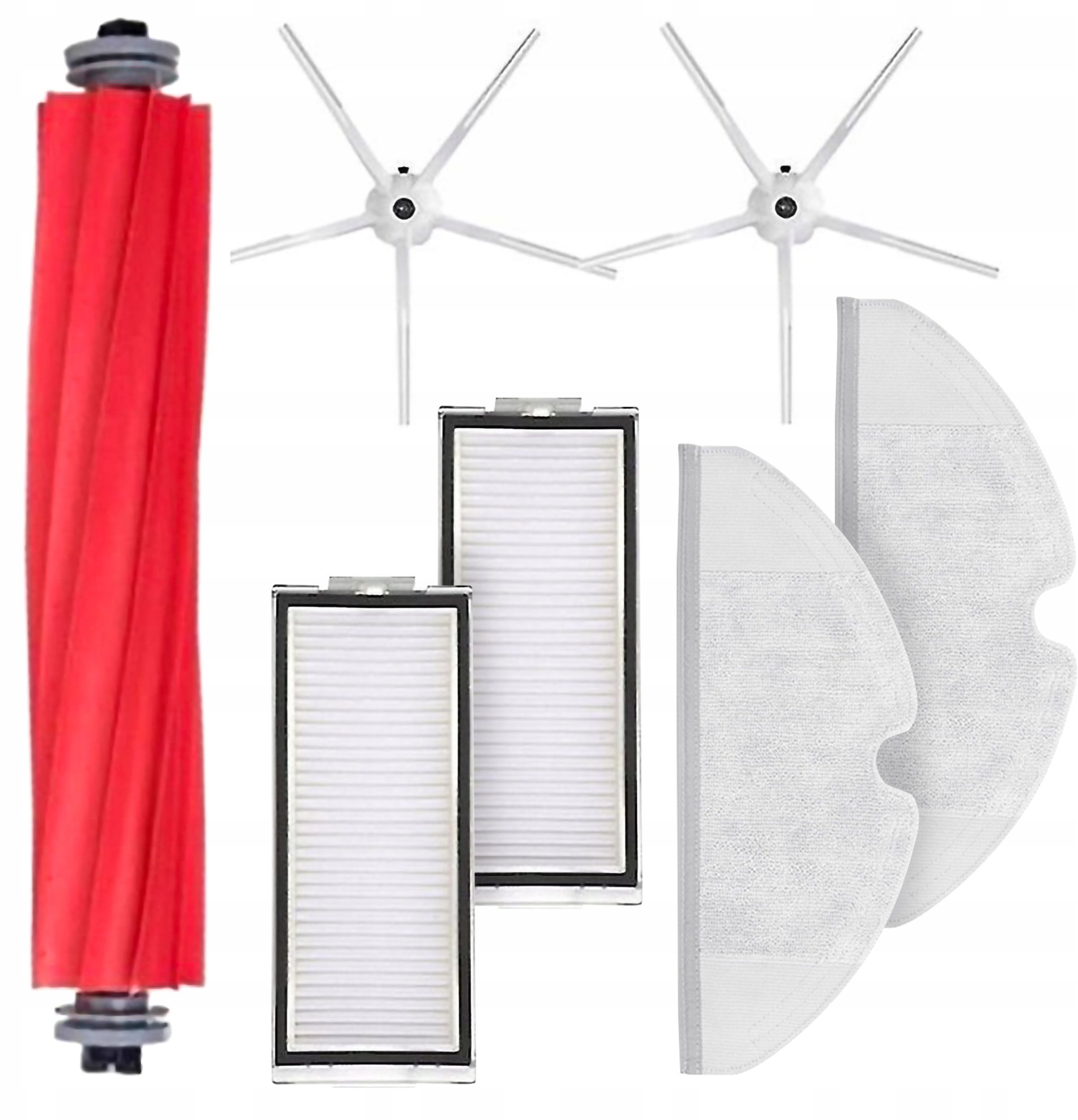 Litago ZESTAW SZCZOTKI FILTRY MOP ŚCIERECZKI DO ROBOROCK Q7 MAX PLUS + T8