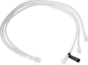 Kable komputerowe i do monitorów - Alphacool Alphacool Y-Splitter 4-Pin auf 3x 4-Pin PWM 60cm - weiß - miniaturka - grafika 1