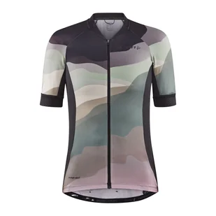 Damska Koszulka z krótkim rękawem CRAFT ADV ENDUR GRAPHIC JERSEY W 1910554-743007 – Wielokolorowy - Koszulki i topy damskie - miniaturka - grafika 1